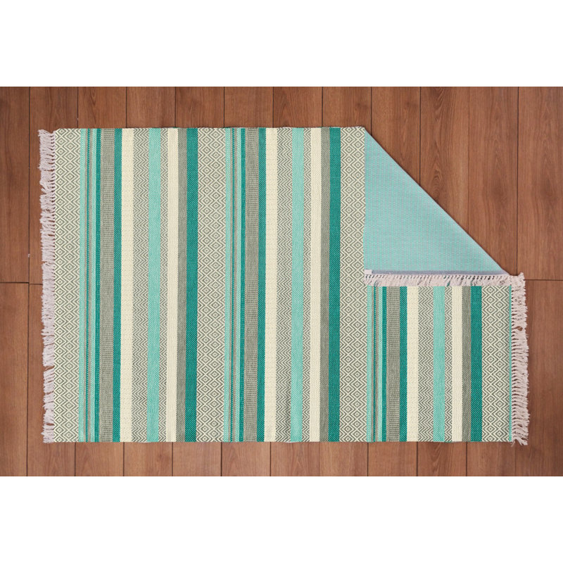 Jaileen Striped Area Rug, Rectangle 80 x 150cm