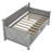 Twin Size Daybed With 2 Large Drawers, X-Shaped Frame, Modern And Rustic Casual Style Daybed, Gray