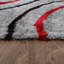 Tapis à poils longs en polyester touffeté à la main Manns - 6 pi x 9 pi, multicolore, design moderne contemporain, tapis épais antidérapants faits à la main pour salon, chambre à coucher -30779005