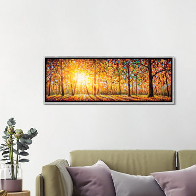 " Extra Wide Panorama Of Gorgeous Forest In Autumn " by Valery Rybakow