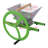 7l Manual Fruit Crusher Grinder, Portable Apple Cider Press Scratcher With Wheel, Heavy Duty Stainless Steel Fruit Pulper For Wine And Cider Making
