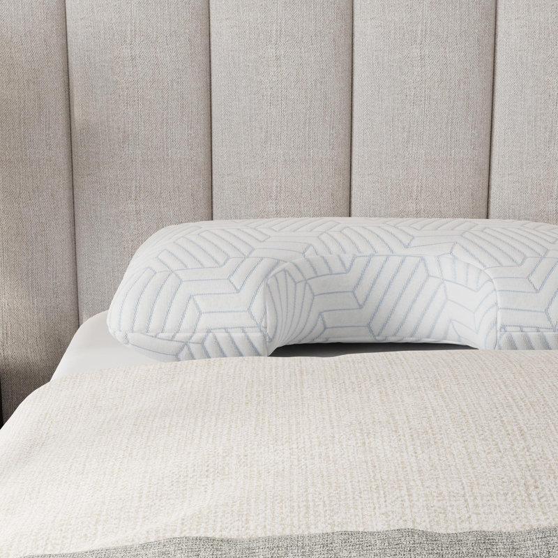 Frost Curve Pillow with Phase Change Cooling Cover