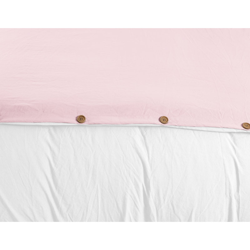 Ensemble de housse de couette réversible Swift Home, fermeture à boutons et attaches intérieures, literie toutes saisons