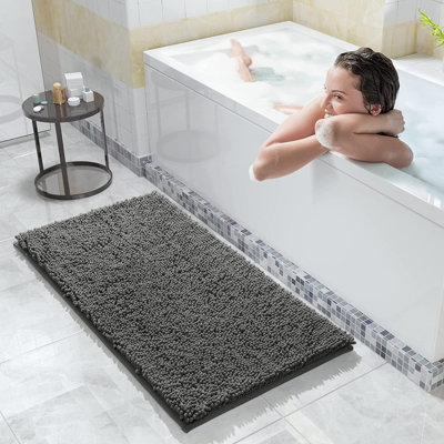 Neance Rectangle Non-Slip Bath Mat