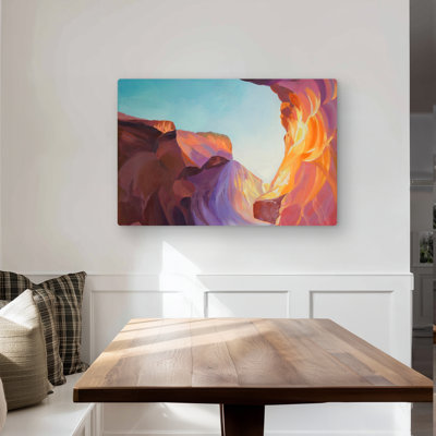 Antelope Canyon Metal Print | Stunning Mountains Landscape Decor