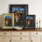 Black 3 PCS 5" x 7" Tabletop Picture Frame with Plexiglass Front