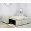 Bevers 2 Seater Linen Blend Sofa Bed-951418627