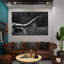 Ensemble de 3 bovins sur toile Texas Longhorn-1483466873