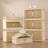 19.69" Side Wide Folding Storage Cabinet ,3 Tiers,19.69"×11.81"×31.1",Collapsible Storage Bins with Magnetic Door,