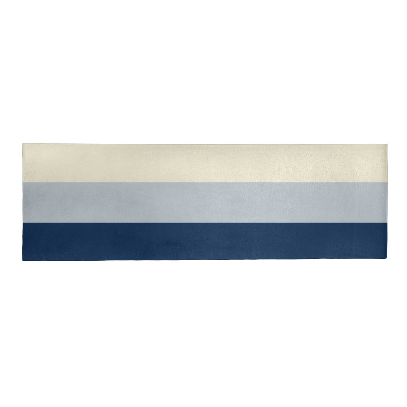 Chenille Striped Indoor Rug, Runner 2'6" x 8'