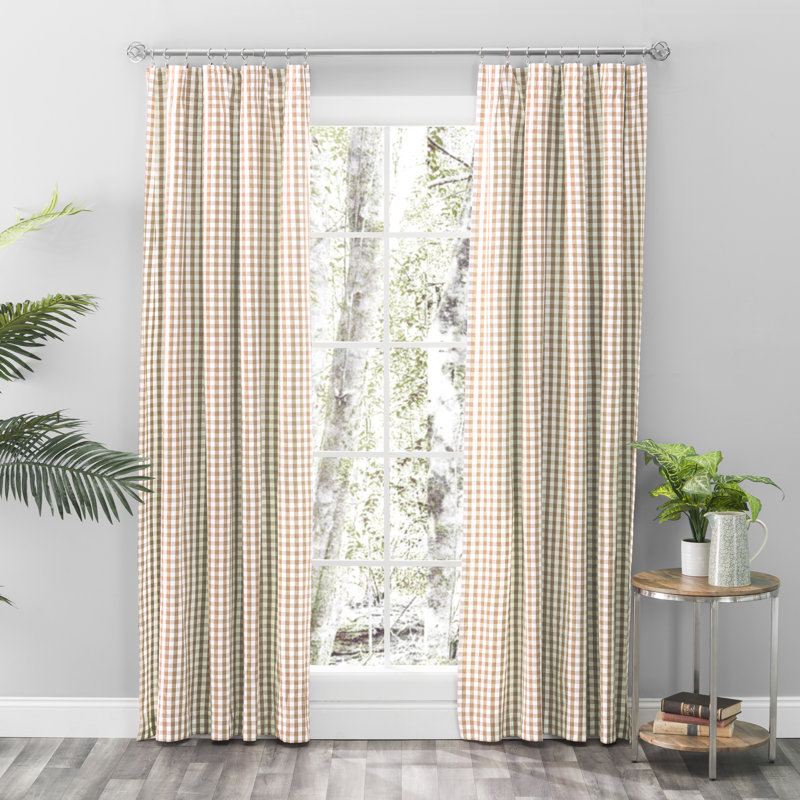 Alula Room Darkening Sliding Panel Pair, Natural, 50" W x 63" L