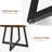 47.2" Industrial Round Dining Table for 4-6, Rustic Wood Top & Durable Base, Built-in Storage Shelf, Adjustable Feet, Spacious Kitchen Table(Table Only, Chairs Not Included)-5445451