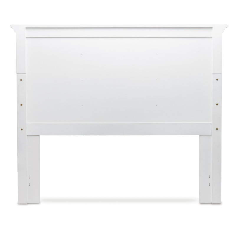Kolya - Tête de lit en bois massif - Grand - Finition blanc, Grand, Blanc