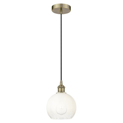 Edison - Brookhaven Globe - Mini luminaire suspendu à cordon 8 po 1 lumière