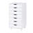 7-Drawer File Cabinet for Office Storage, File Cabinet on Wheels, Desk File Cabinet Unit, Wooden Office Drawer-1824559433