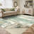 Pavelina Abstract Reversible Green Machine-Washable Area Rug with Rug Pad-616938602-619971375