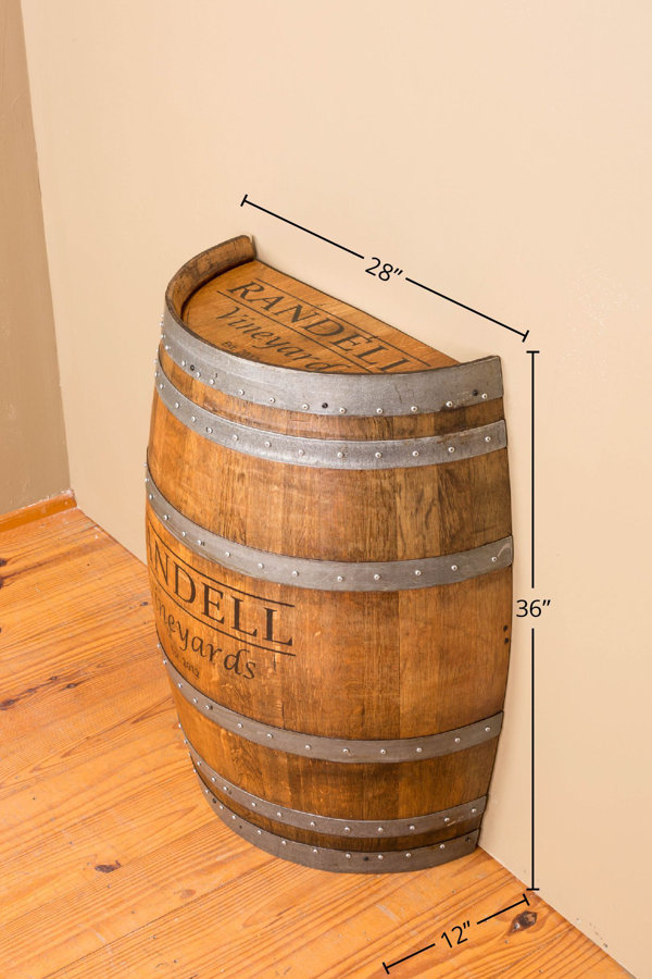 Jacksonville Jaguars Oak Whiskey Barrel Coat Rack