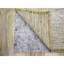 Tapis de couloir en laine nouée à la main blanche et dorée 2 pi 7 po x 8 pi 2 po 389FF6E17AD644E99907BE47454FB6EB