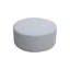 Table basse polyvalente ronde avec revêtement en tissu bouclé pour diverses pièces