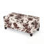 Banc avec espace de rangement rabattable