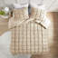 Ensembles de literie pour lit simple en velours, polyester brun, confort douillet