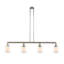 Luminaire suspendu linéaire à 4 lumières pour îlot de cuisine Mora-32986400-32986405-32986412