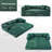 Boneless 3-Seats Convertible Floor Sofa Bed with Storage Pocket, Corduroy Folding Mattress Sofa with Zipper Closure, Floor Lounge Couch for Living Room, Bedroom-1414114392