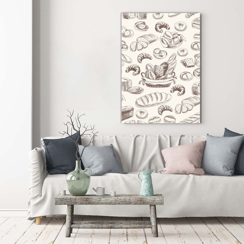 Bread - Wrapped Canvas Print