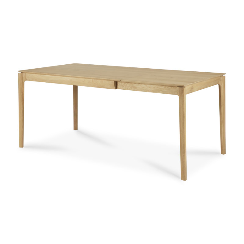 Bok Solid Wood Dining Table, 30"H x 71"L x 35.5"W, Varnished Oak