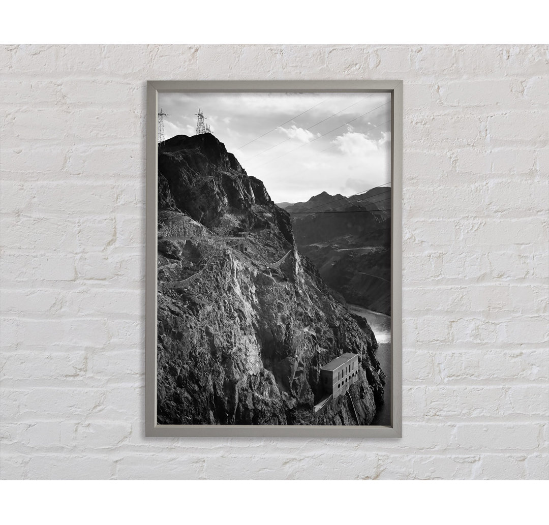 Ansel Adams Cliffs Above Boulder Dam - Einzelbildrahmen Kunstdrucke auf Leinwand