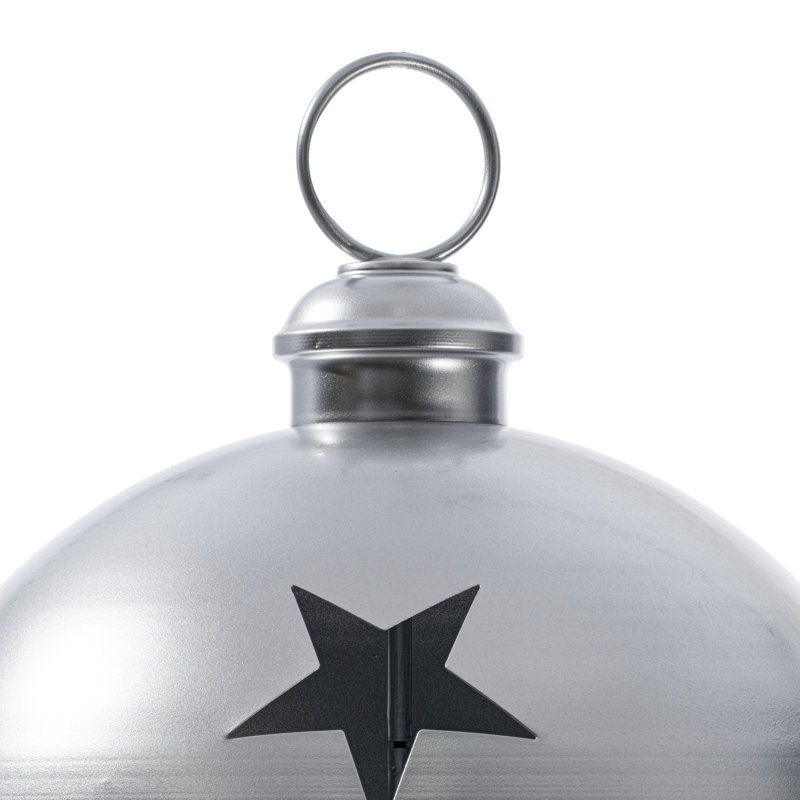 Ornement en forme de cloche., Argent, H 18 po x l 18 po x P 18 po