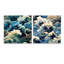 Motif de vagues japonaises Hokusai - ensemble d'art mural en verre acrylique bord de mer-1933647838