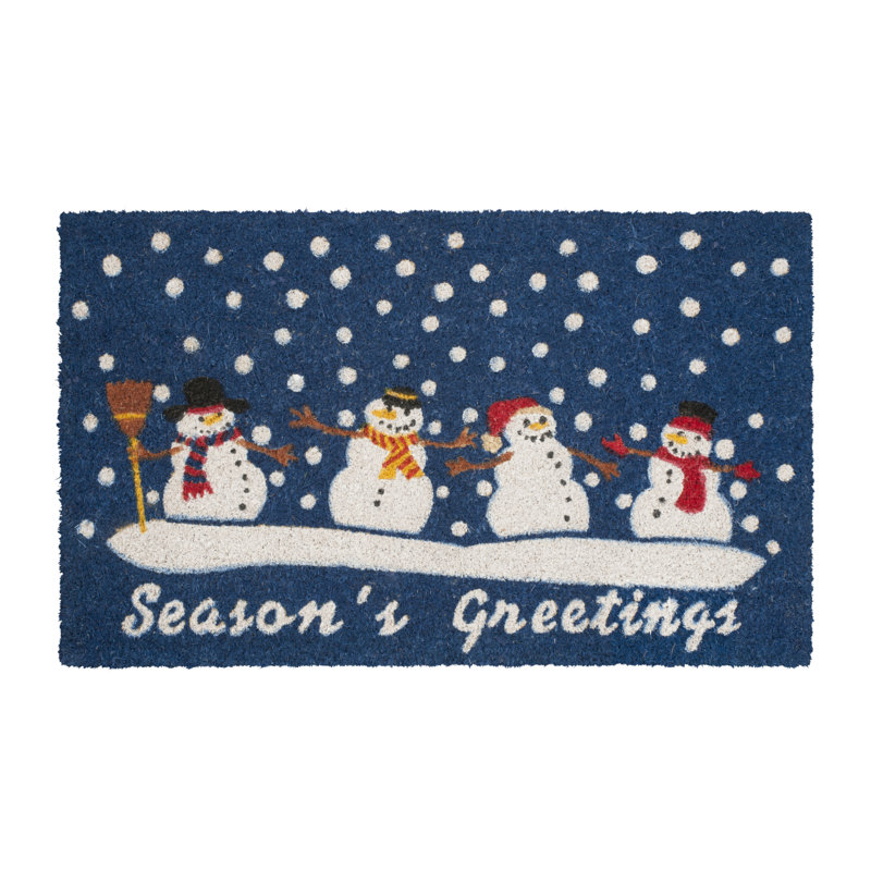Amberlin Christmas Outdoor Doormat, Rectangle 18"W x 30"L