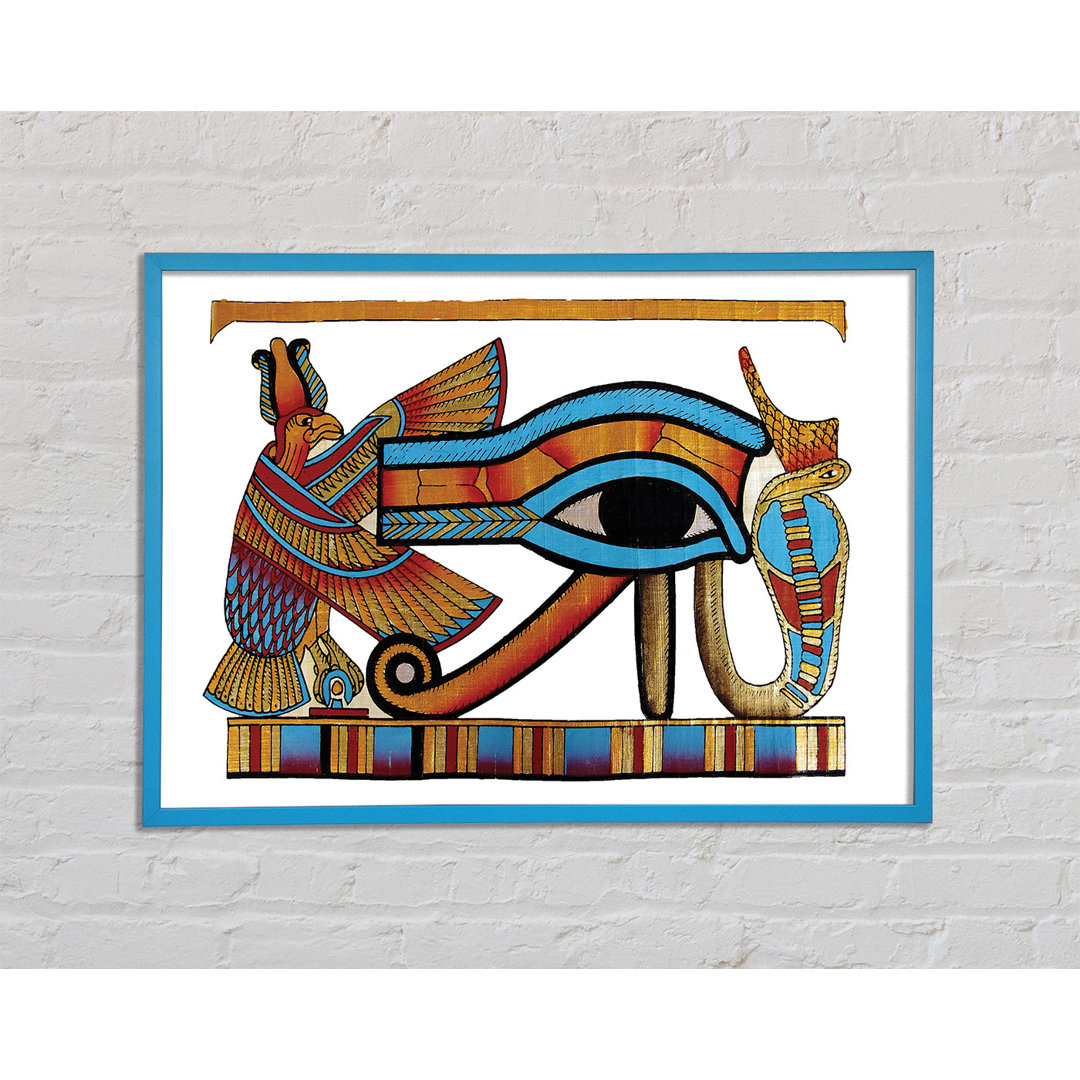 Gerahmtes Leinwandbild The Eye Of Horus