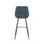 Upholstered Counter Stool with Metal Frame-748741095