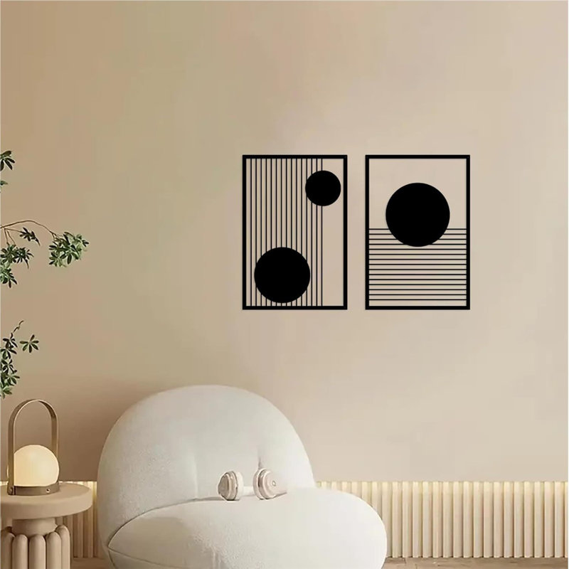 2 Piece No Frame Print on Metal