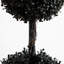 Arbre topiaire artificiel à trois boules résistant aux rayons UV (intérieur / extérieur)-271663672-271663670