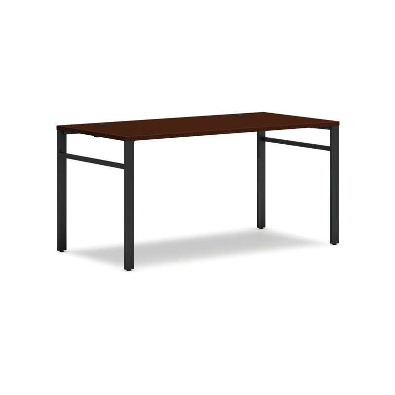 Bureau Mod U, Acajou traditionnel / noir