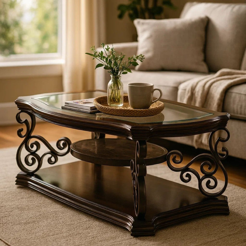Table basse avec rangement Gennaro