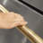 ZLINE Autograph 36 in. Stainless Counter-Depth Fridge w/ Water Dispenser & Nickel Helix Handles-119340779