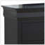 Commode noire Elegant Traditional