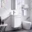 Ensemble de meuble-lavabo simple mural 16 po-1568307716