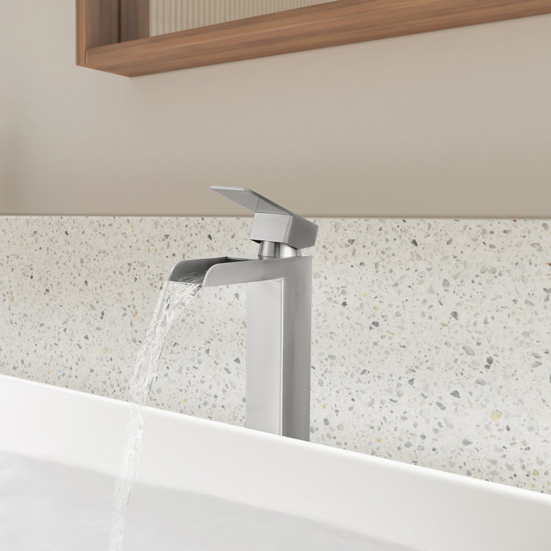 Single-handle Bathroom Faucet, Brushed Nickel