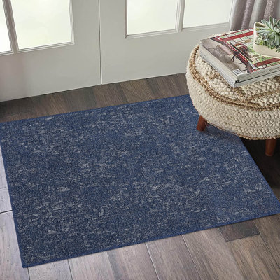 Machine Washable Area Rug for Living Room Low Pile Non-Shedding Vintage Carpet for Bedroom Dining Home Office