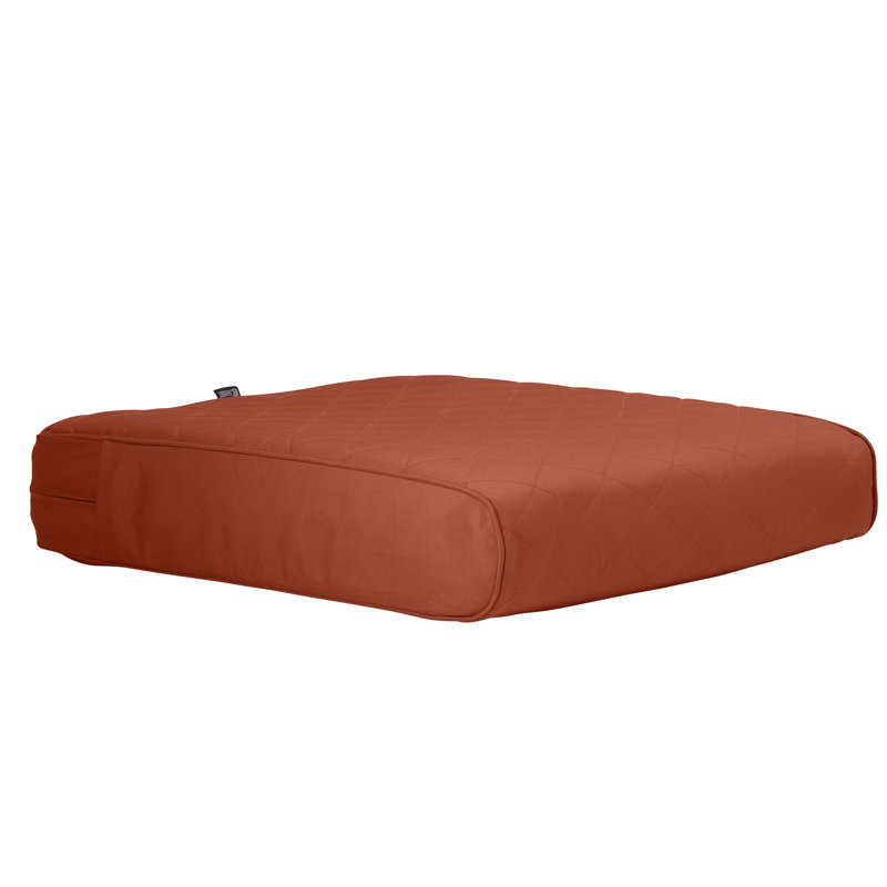 Ayvion Outdoor 4'' Lounge Chair Cushion Cover, 4" H x 25" W x 20" D, Grey