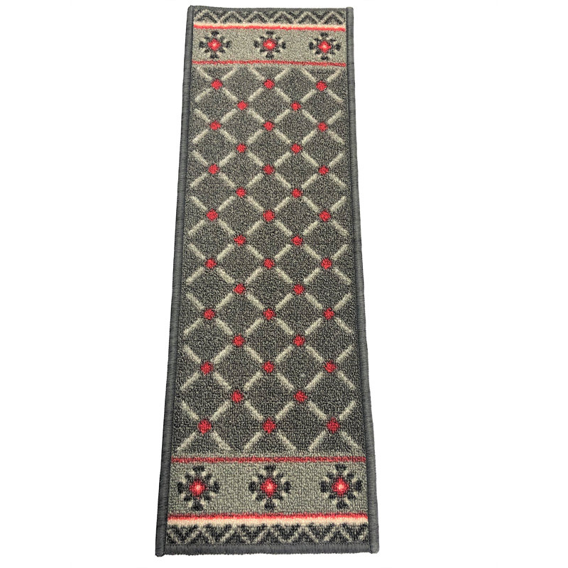 Tapis d'escalier gris Gloria