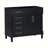 Modern Freestanding Bathroom Storage Cabinet with 2 Drawers and a Tip-out Drawer