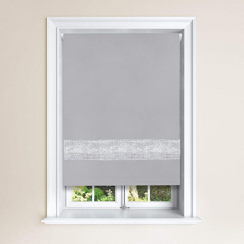 Roller Blind, 60cm W x 165cm L, Grey