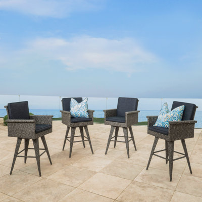 Alarice Wicker Barstool