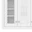Armoire à pharmacie murale 35 "avec miroir et 5 tablettes réglables en verre pour le rangement dans la salle de bain